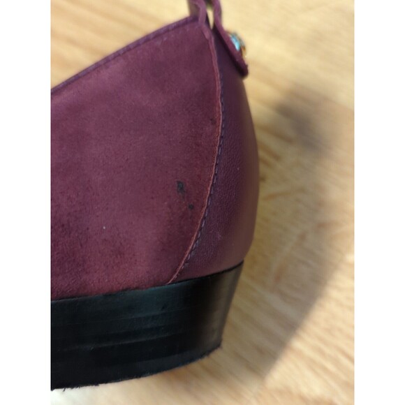 VC Signature Nancy Shoes Womens 7M Purple Suede Leather Tassels Heels - Picture 6 of 11
